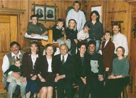 Familienfoto zu Ludwigs 80. Geburtstag